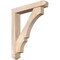 Ekena Millwork Balboa Arts and Crafts Smooth Bracket w/ Offset Brace, Douglas Fir, 5 1/2"W x 30"D x 36"H BKT0604X30X36BOA03SDF - alternate 1